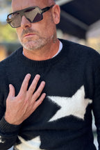 ANIMA MAGLIA GIROCOLLO STELLE