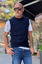 TELAMIRA GILET - BLU