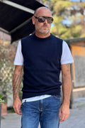 TELAMIRA GILET - BLU