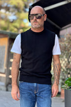 TELAMIRA GILET - NERO