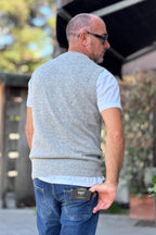TELAMIRA GILET - GRIGIO