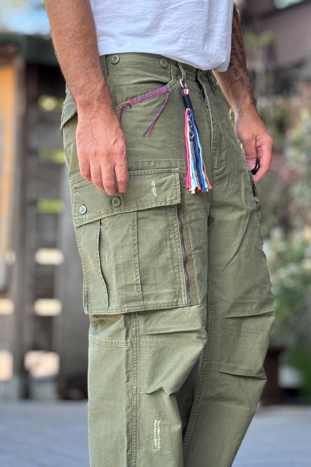 BERNA PANTALONE COMBAT LARGO - VERDE