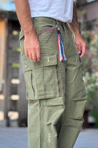 BERNA PANTALONE COMBAT LARGO - VERDE