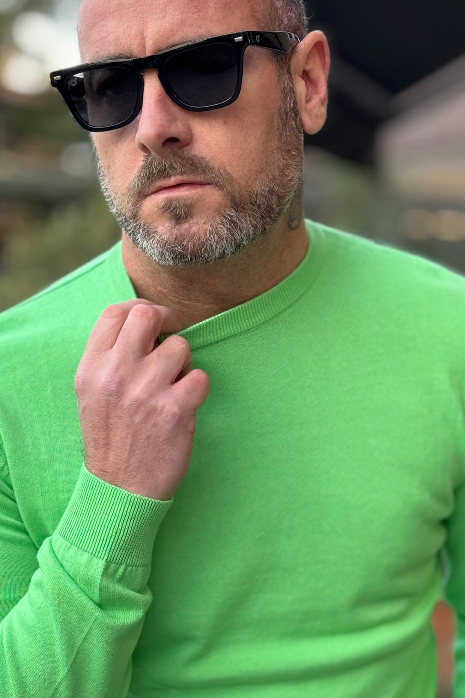 TELAMIRA MAGLIA GIROCOLLO IN COTONE DISPONIBILE IN 5 COLORI