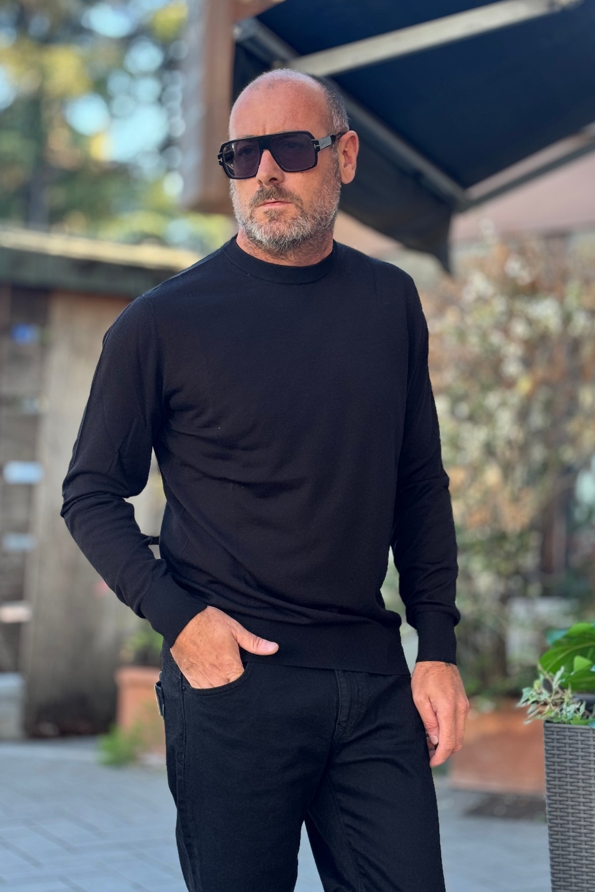 DANIELE ALESSANDRINI GIROCOLLO FINE - NERO