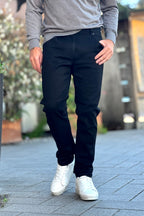 STAFF DENIM ELASTICIZZATO NERO