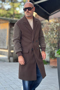 TELAMIRA CAPPOTTO DOPPIOPETTO MANICA BOMBER - MORO