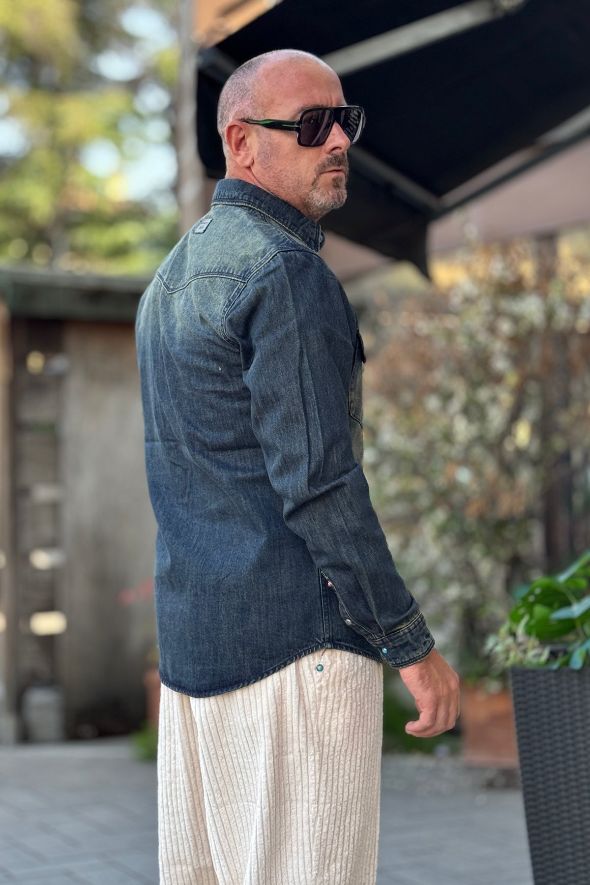 BERNA CAMICIA DENIM LAVAGGIO THE
