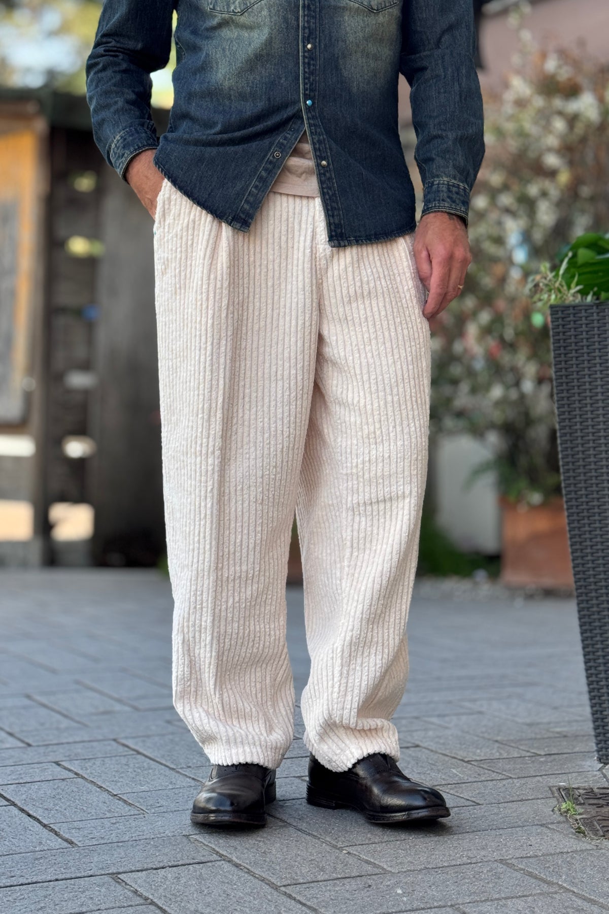 BERNA PANTALONE JAPAN ROCCIATORE - PANNA