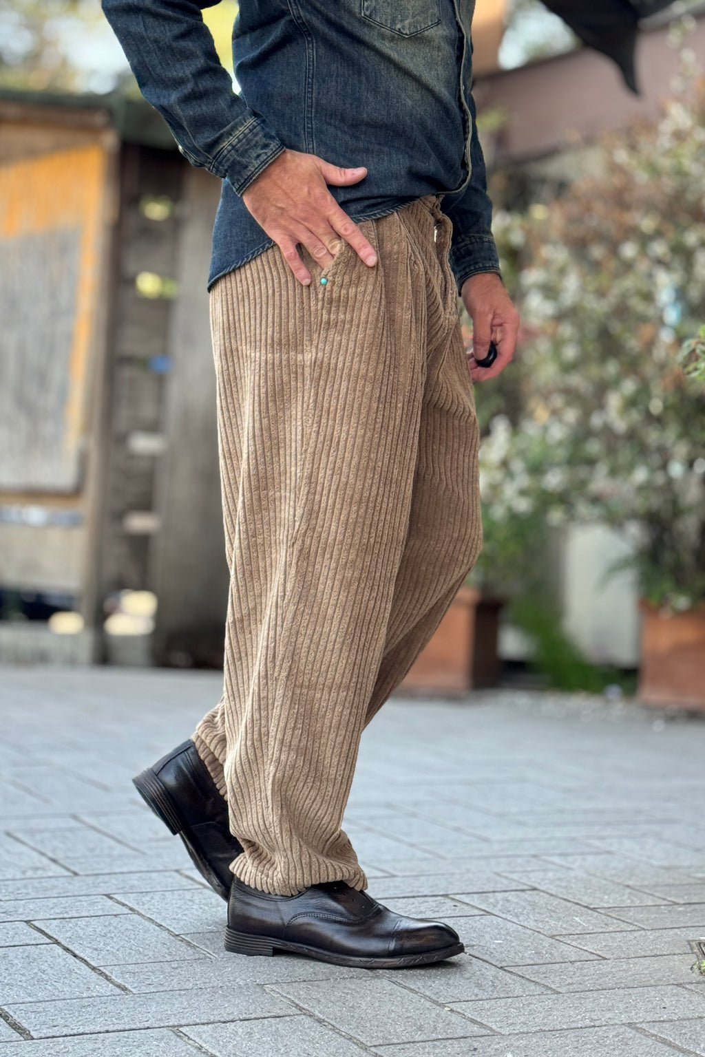 BERNA PANTALONE JAPAN ROCCIATORE - CAMMELLO