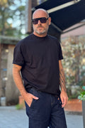 DANIELE ALESSANDRINI TSHIRT OVERFIT - NERO