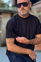 DANIELE ALESSANDRINI TSHIRT OVERFIT - NERO