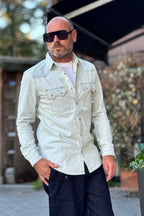 BERNA CAMICIA DENIM DESTROY