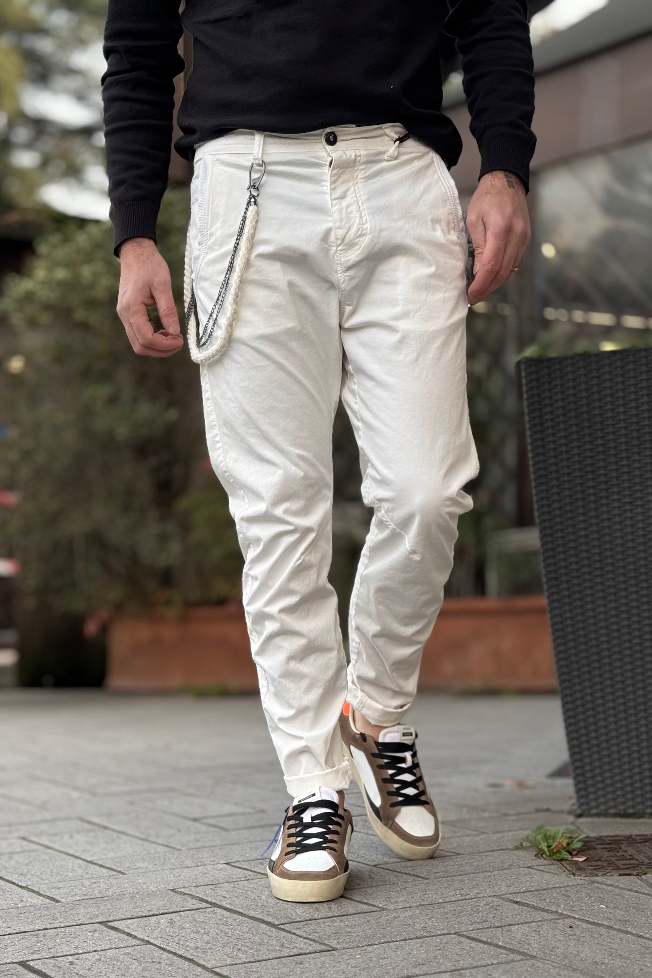 Clothing Xagon Man Scarpe Dark Blue Stretchy Pants⎪ Men's Pants