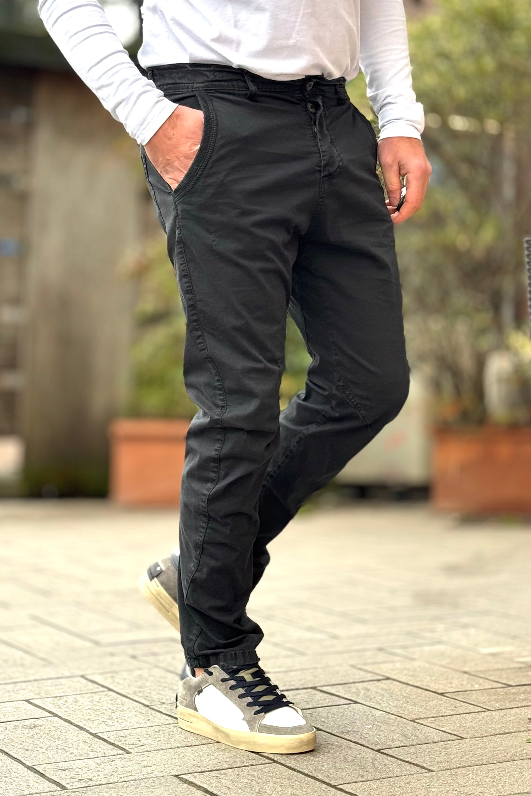 XAGON MAN PANTALONE IN COTONE DISPONIBILE IN 4 COLORI