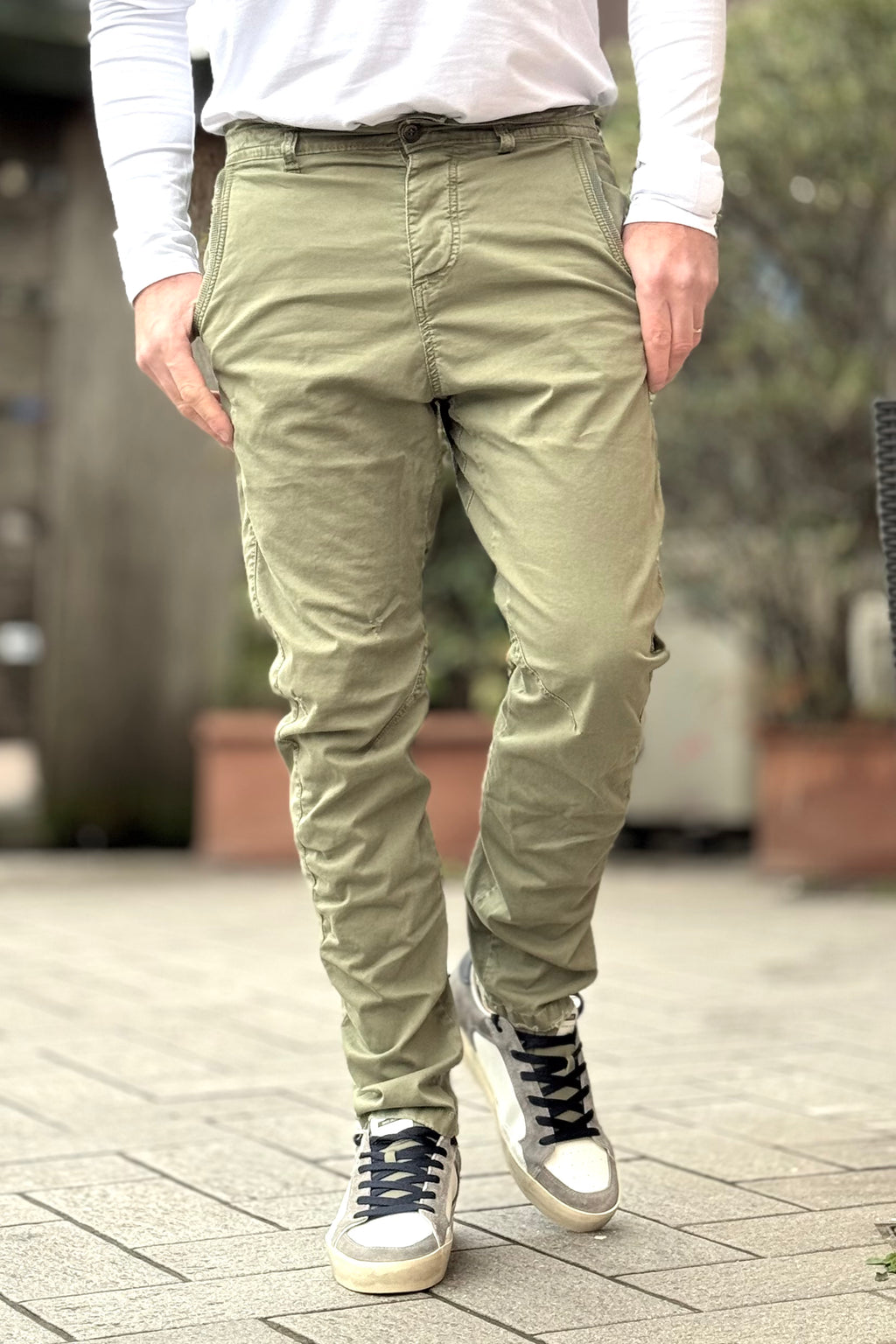 XAGON MAN PANTALONE IN COTONE DISPONIBILE IN 4 COLORI
