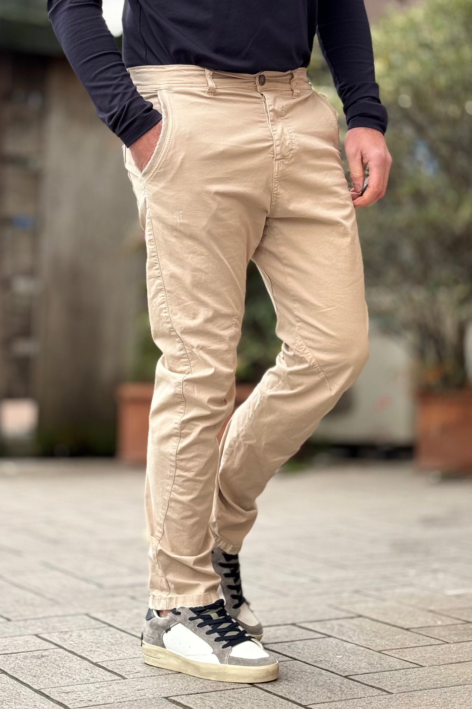 XAGON MAN PANTALONE IN COTONE DISPONIBILE IN 4 COLORI
