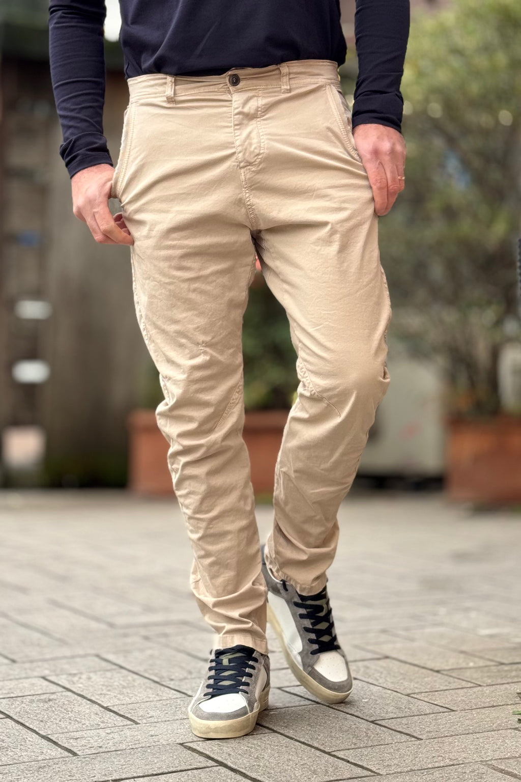 XAGON MAN PANTALONE IN COTONE DISPONIBILE IN 4 COLORI