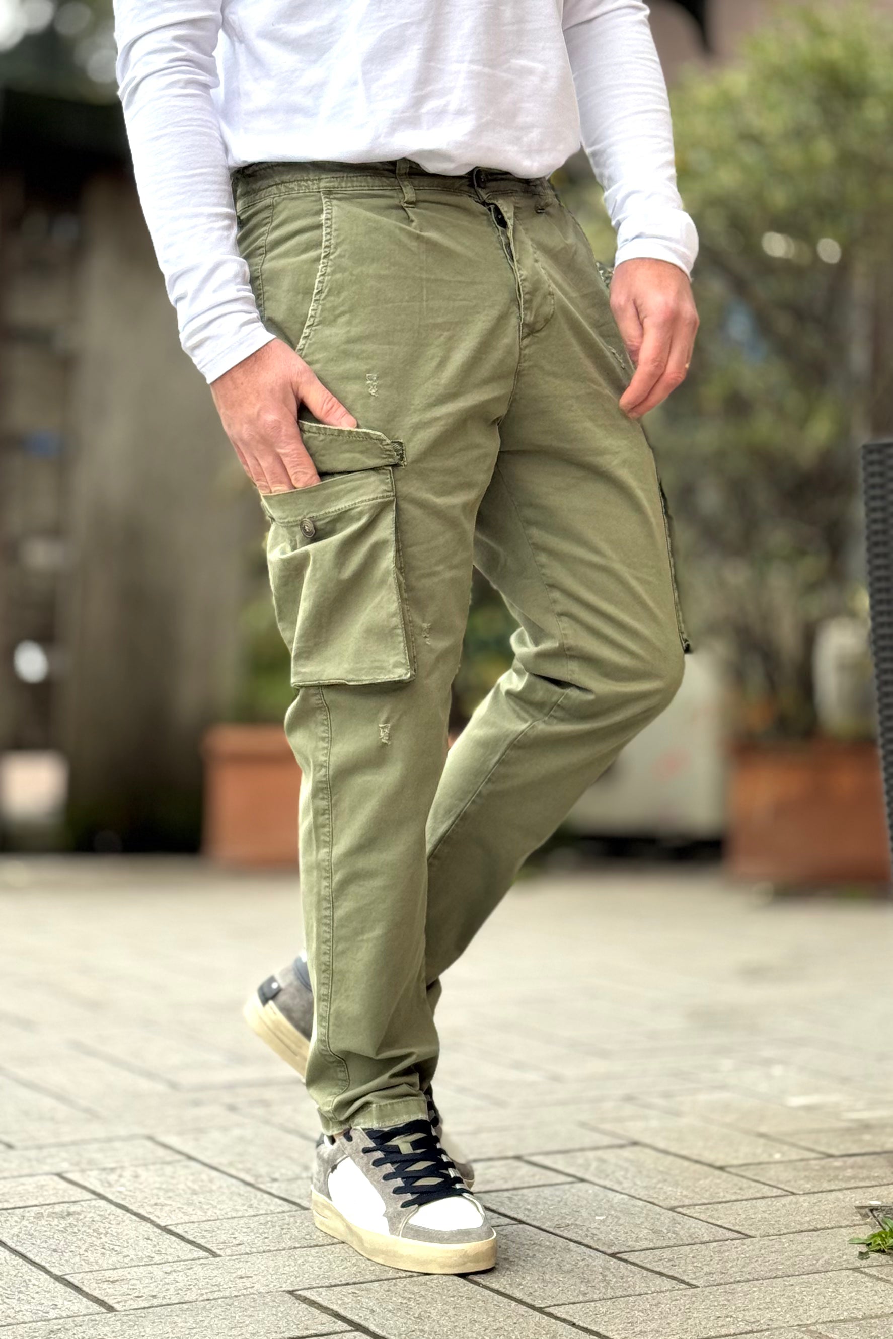 XAGON MAN PANTALONE TASCONATO DISPONIBILE IN 2 COLORI - Mania Fashion Clothing