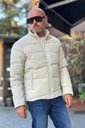 TELAMIRA PIUMINO TRAPUNTATO - BEIGE