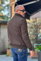 TELAMIRA BOMBER TECNICO IDRO REPELLENTE - MORO