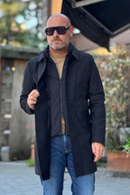 TELAMIRA TRENCH TECNICO IDRO REPELLENTE - NERO