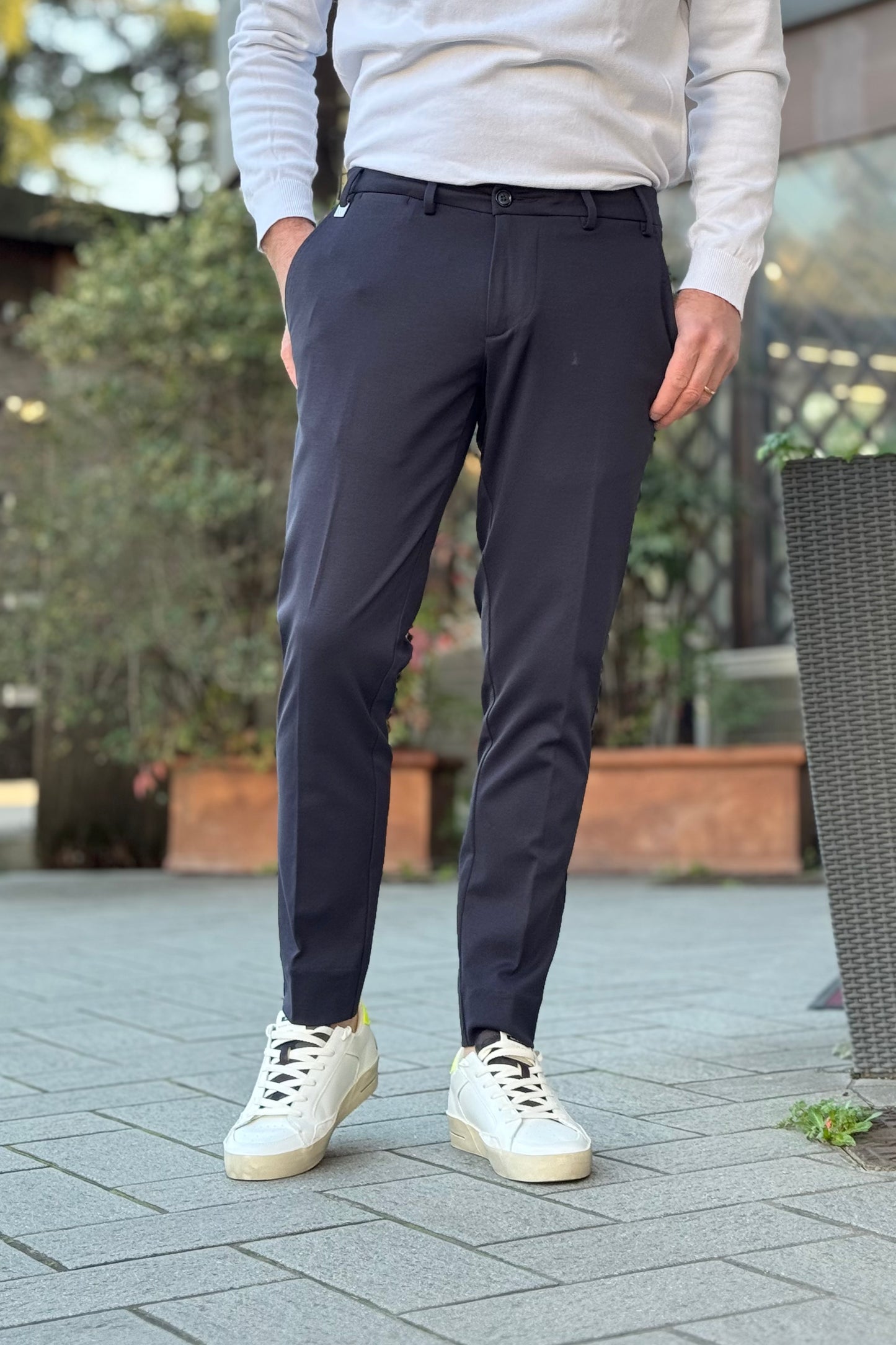 Why not brand PA54 Pantalone in punto milano disponibile in 3 colori