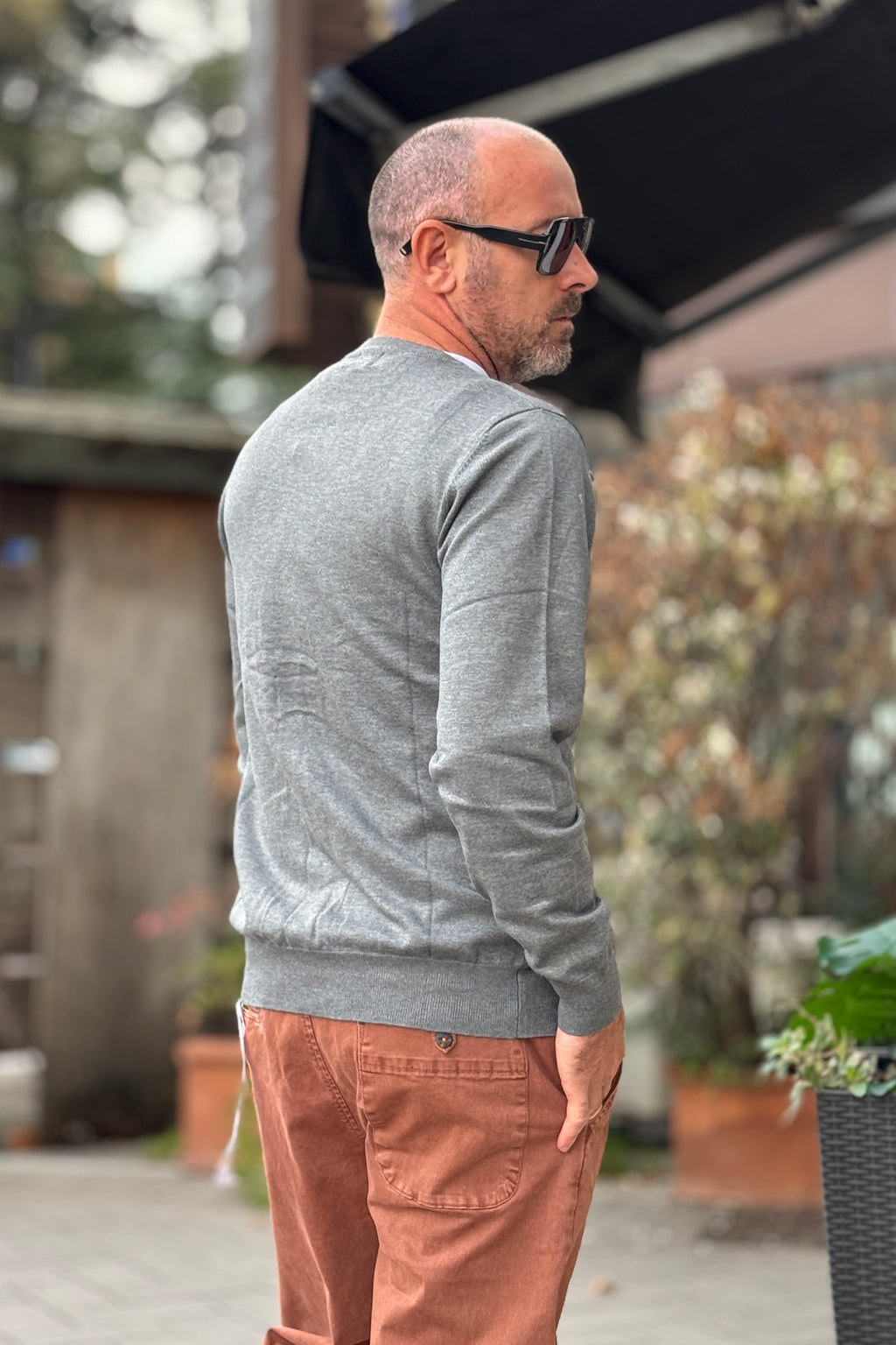 TELAMIRA CARDIGAN - GRIGIO