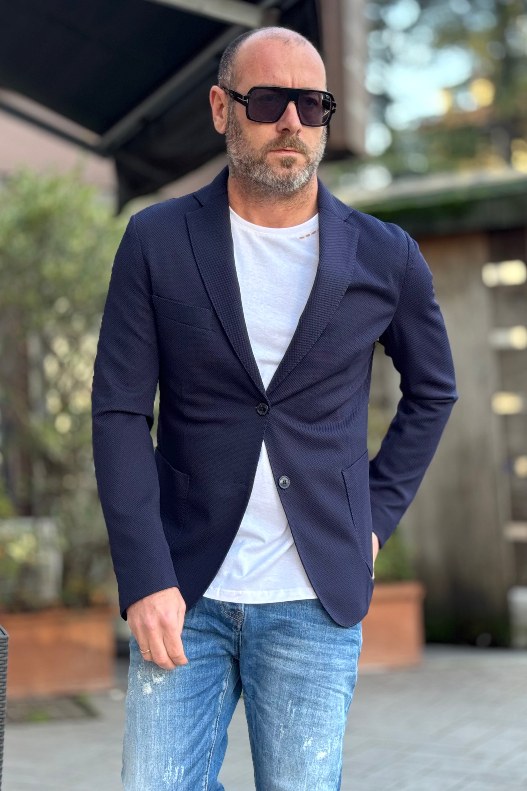 TELAMIRA GIACCA IN PIQUET SFODERATA DISPONIBILE IN 4 COLORI