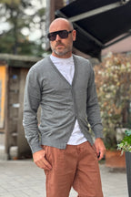 TELAMIRA CARDIGAN - GRIGIO
