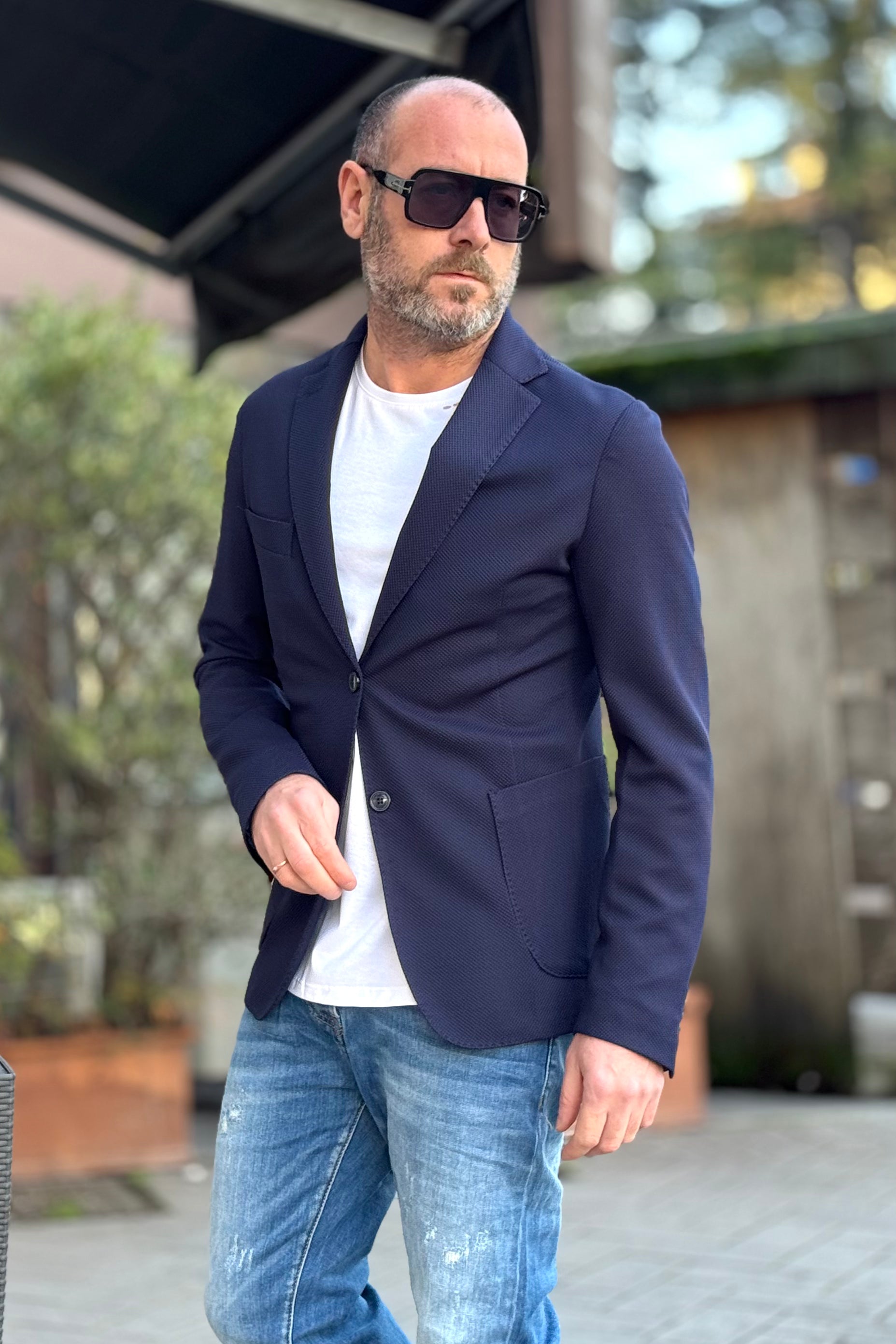 TELAMIRA GIACCA IN PIQUET SFODERATA DISPONIBILE IN 4 COLORI