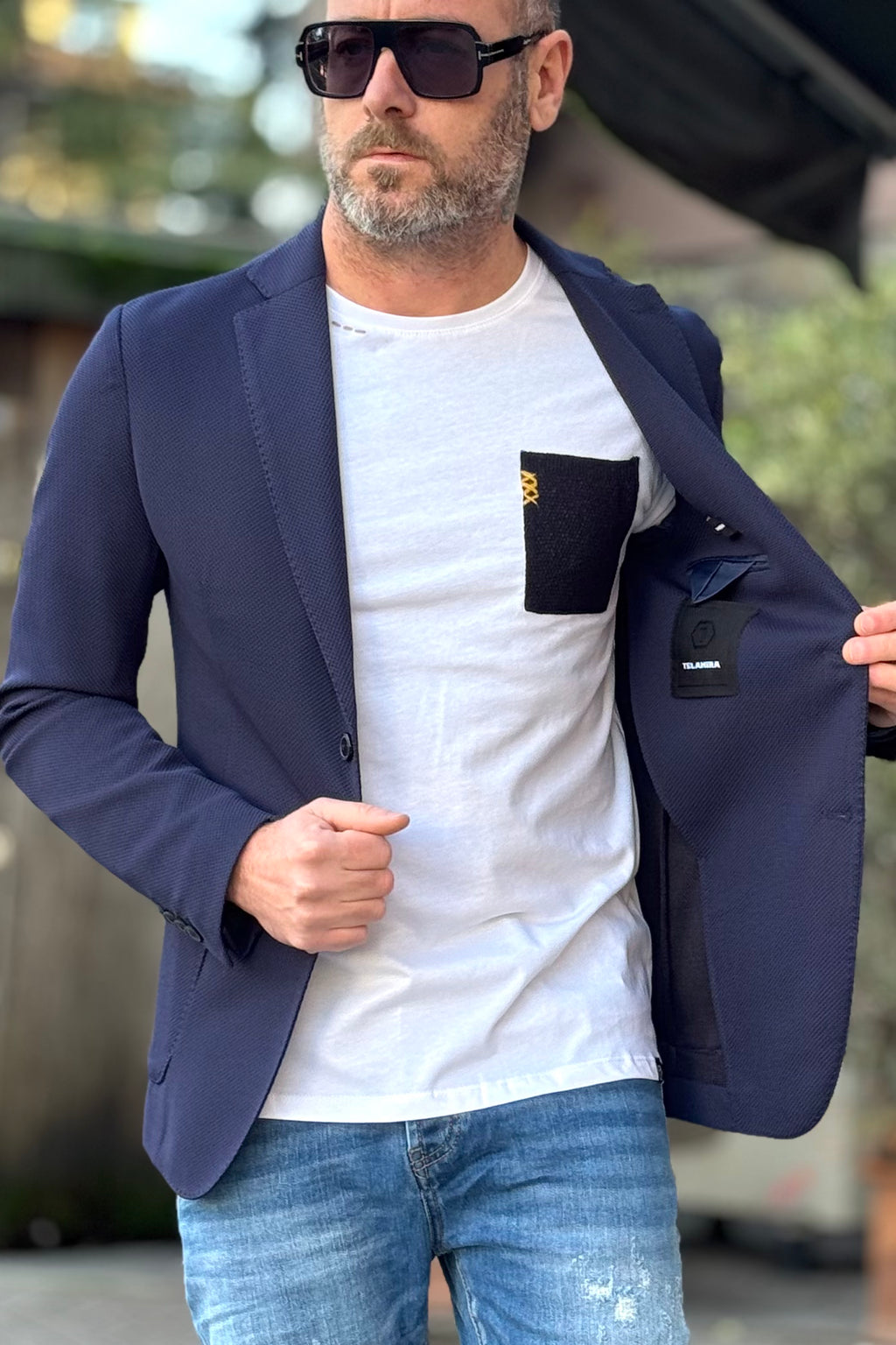 TELAMIRA GIACCA IN PIQUET SFODERATA DISPONIBILE IN 3 COLORI