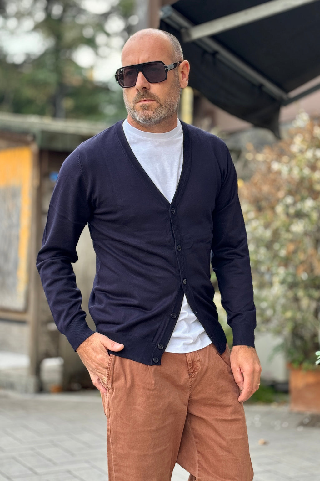 TELAMIRA CARDIGAN - BLU