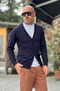 TELAMIRA CARDIGAN - BLU