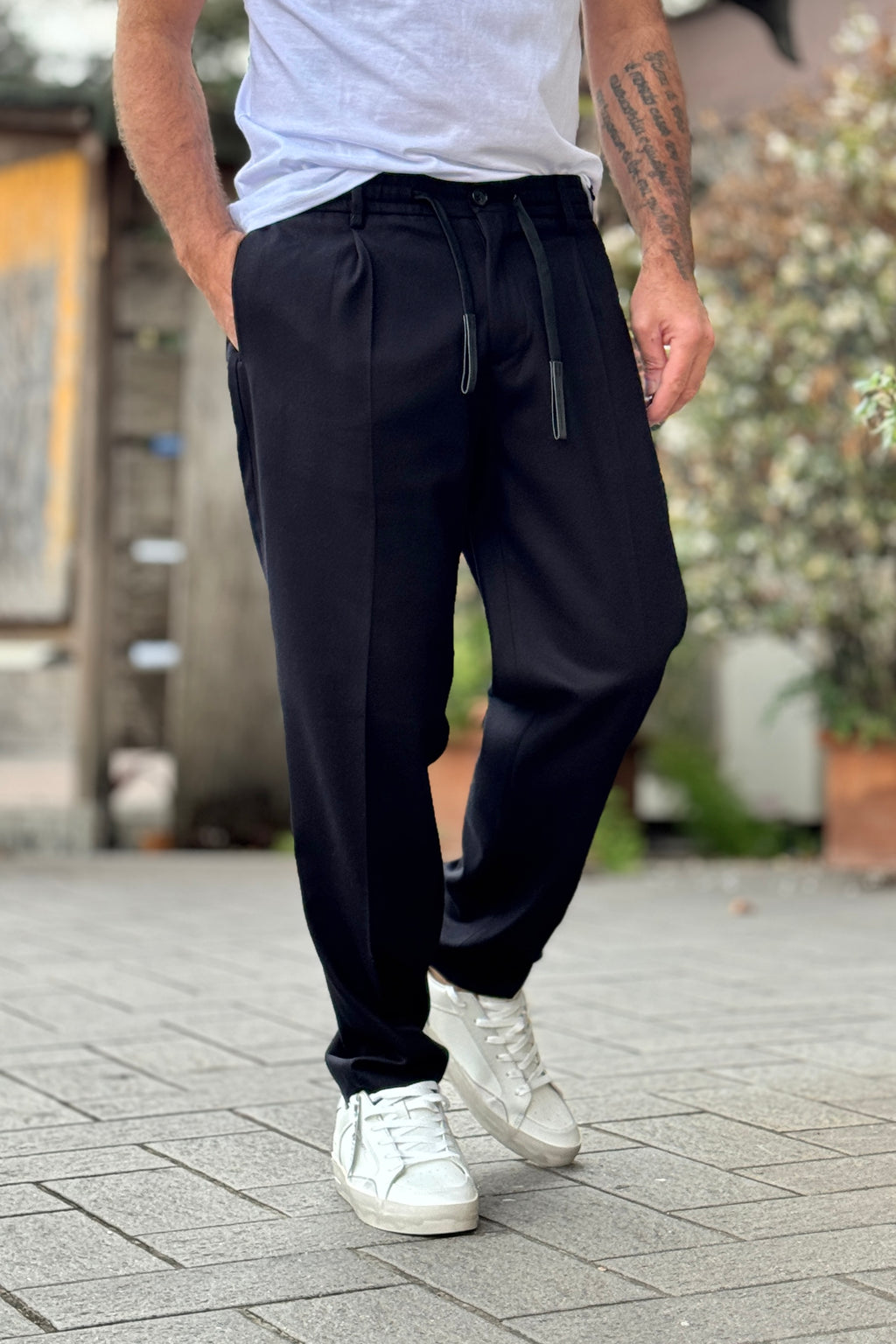 DANIELE ALESSANDRINI PANTALONE LACCIO