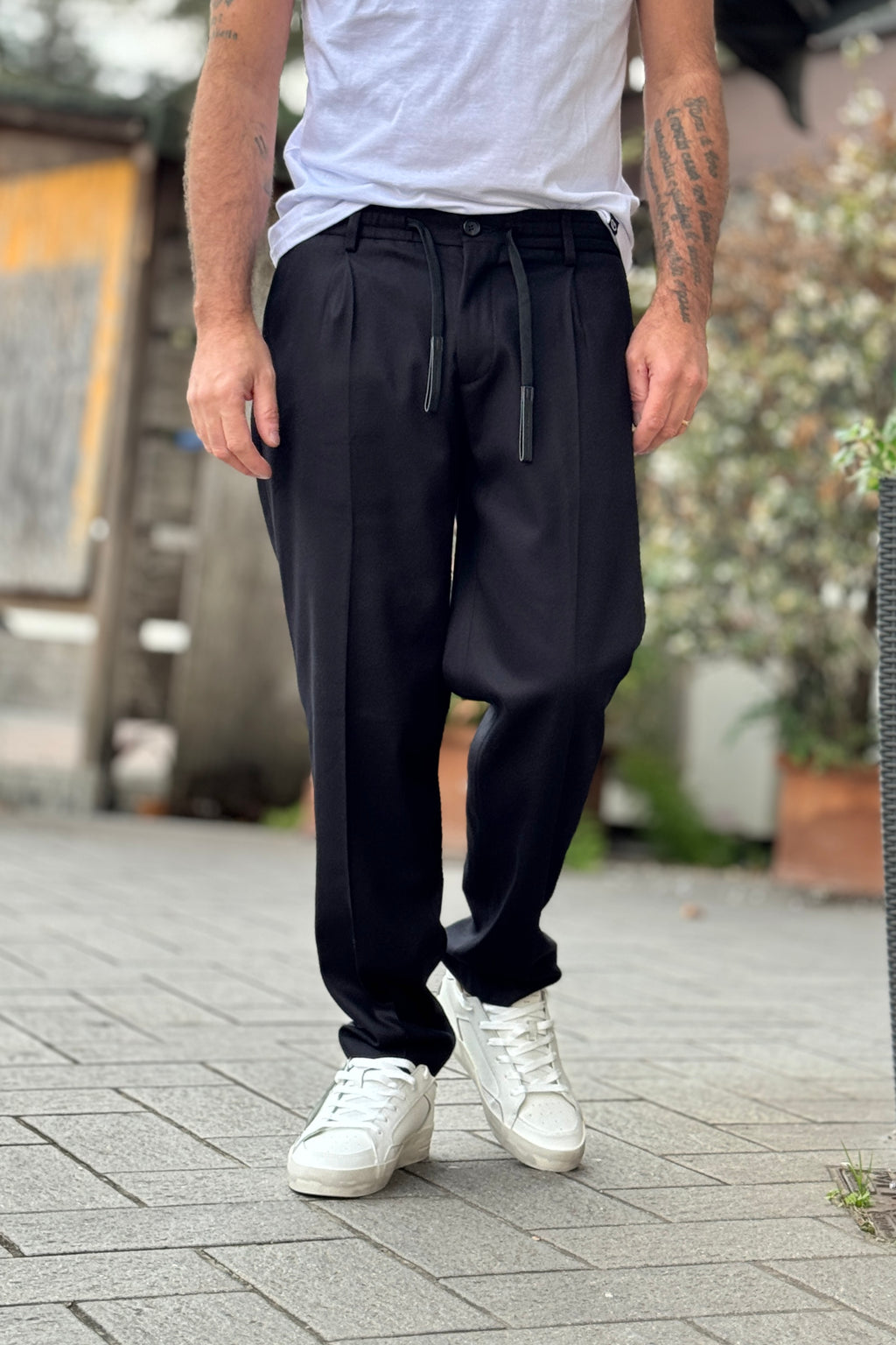 DANIELE ALESSANDRINI PANTALONE LACCIO