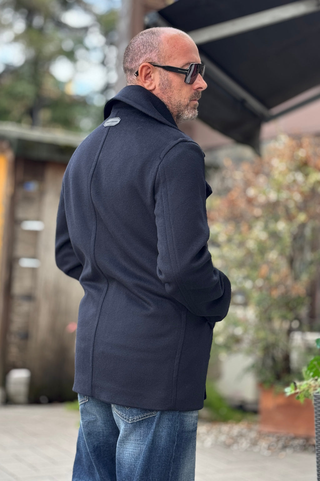 DANIELE ALESSANDRINI PEACOAT DOPPIO PETTO