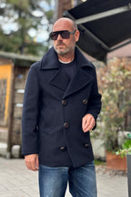 DANIELE ALESSANDRINI PEACOAT DOPPIO PETTO