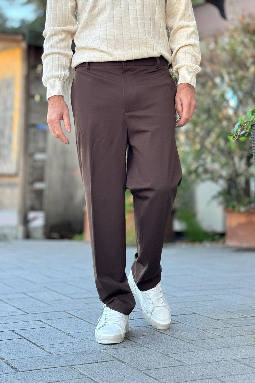 DANIELE ALESSANDRINI PANTALONE PUNTO MILANO  - MORO