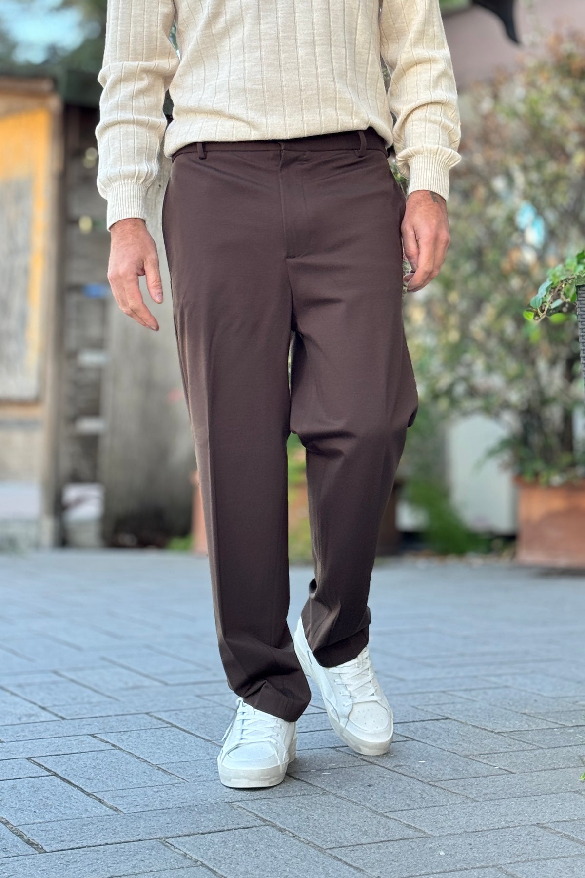 DANIELE ALESSANDRINI PANTALONE PUNTO MILANO  - MORO