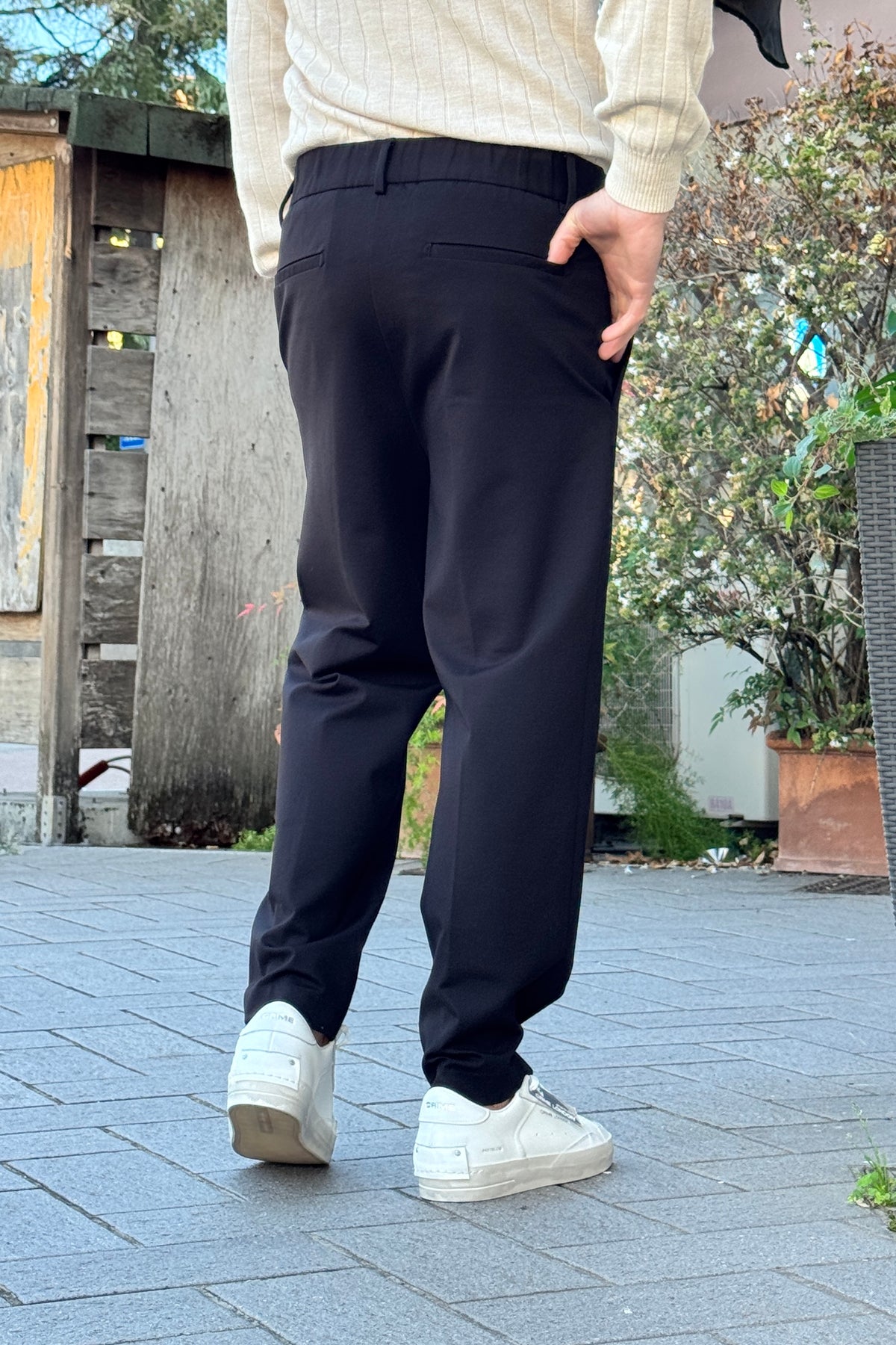 DANIELE ALESSANDRINI PANTALONE PUNTO MILANO  - NERO