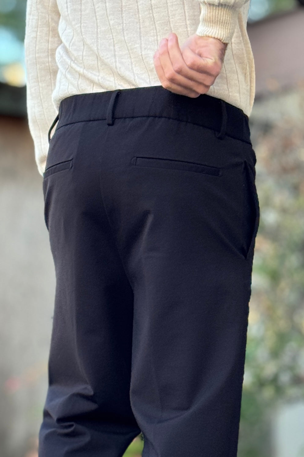 DANIELE ALESSANDRINI PANTALONE PUNTO MILANO  - NERO