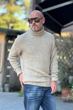 WHY NOT BRAND MAGLIA BOUCLE' COLLO ALTO