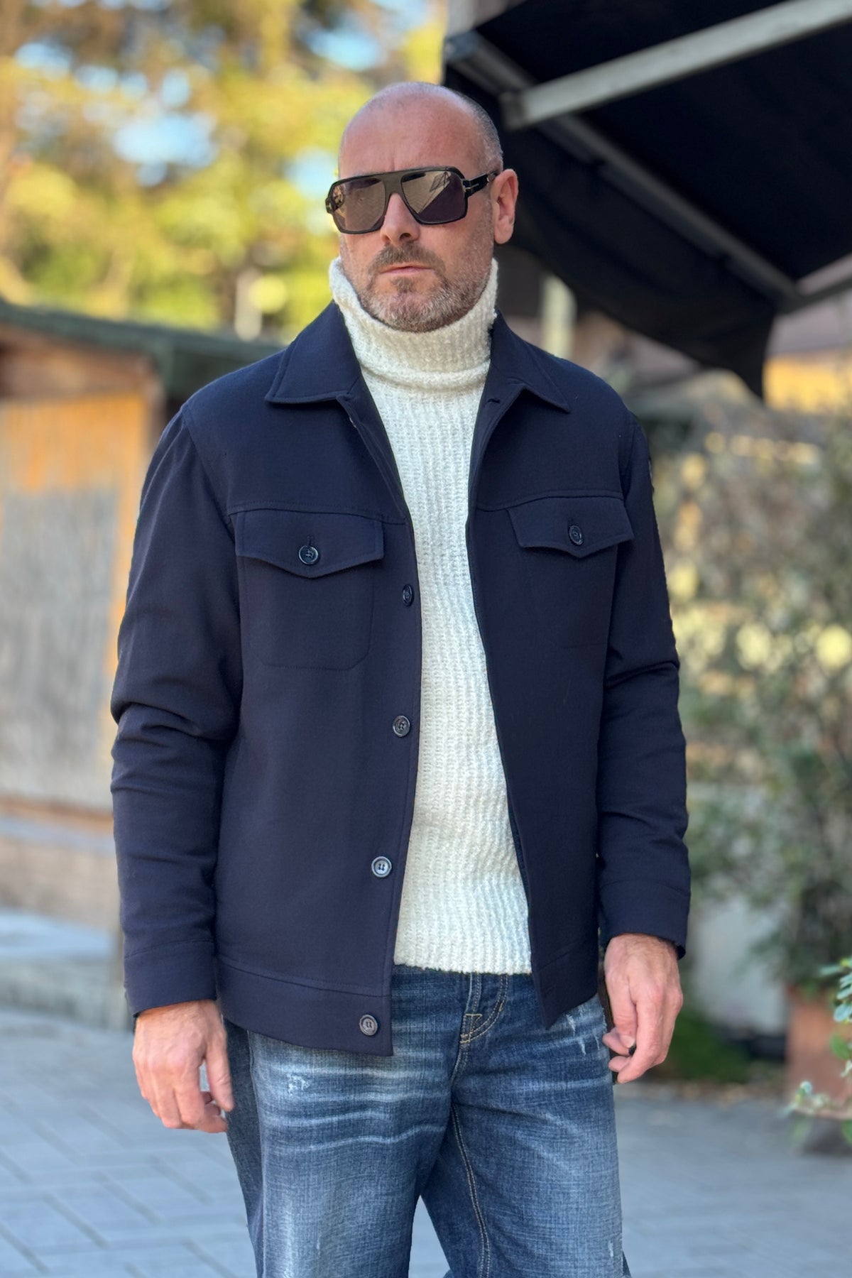 WHY NOT BRAND OVERSHIRT TRAPUNTATA