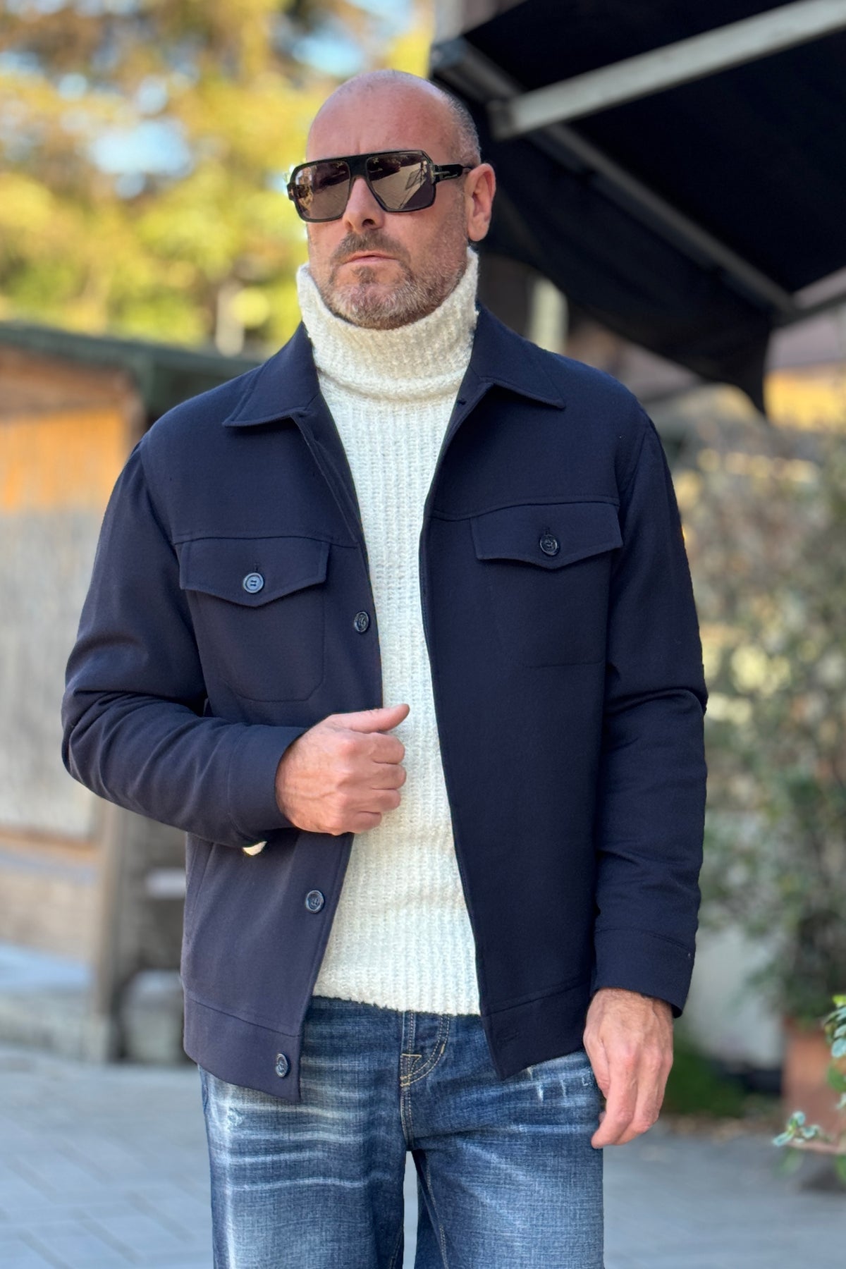 WHY NOT BRAND OVERSHIRT TRAPUNTATA