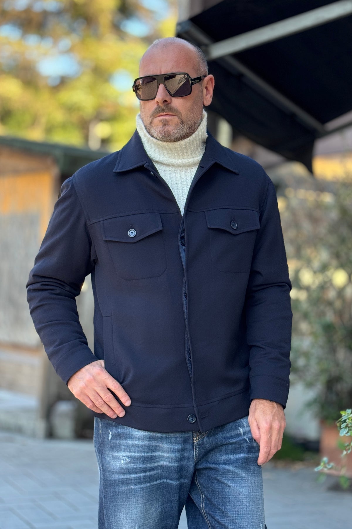 WHY NOT BRAND OVERSHIRT TRAPUNTATA