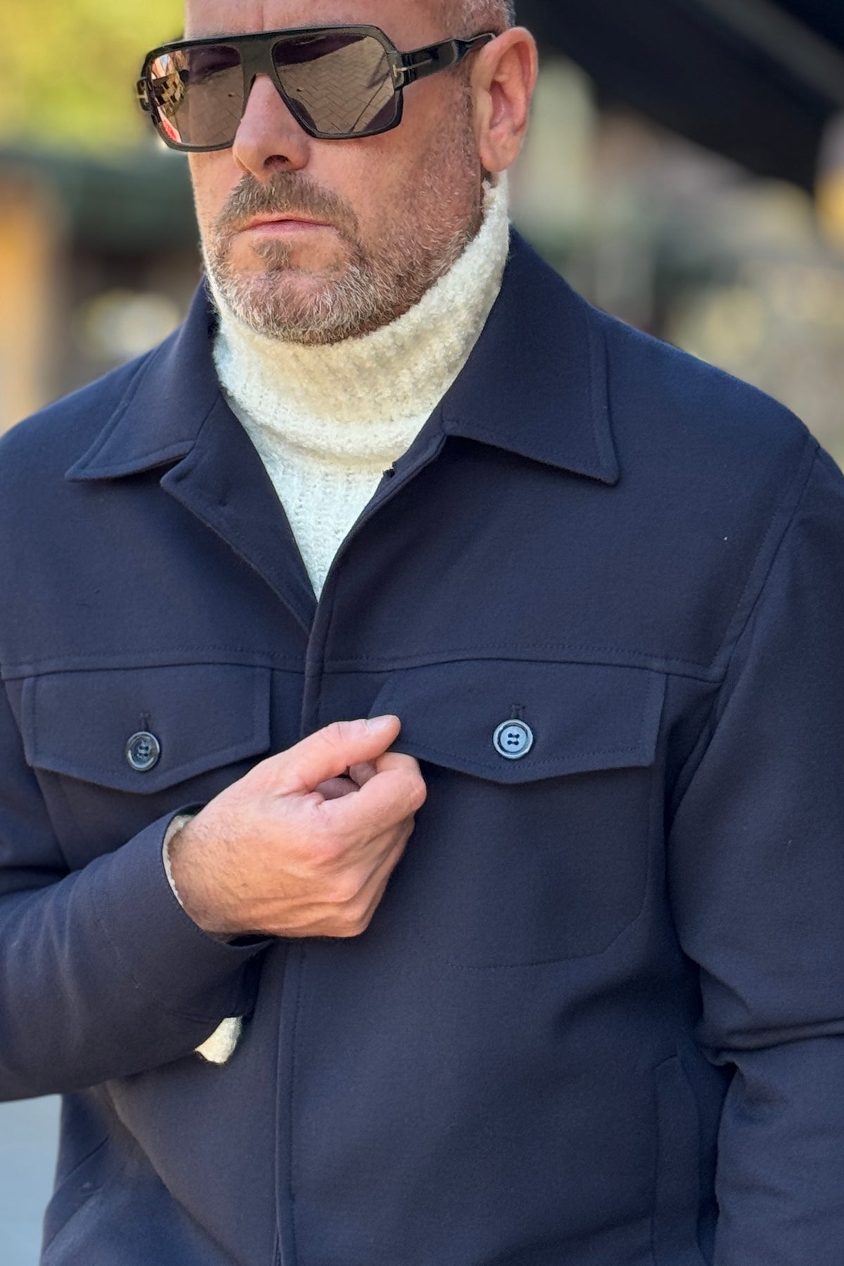 WHY NOT BRAND OVERSHIRT TRAPUNTATA