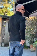 WHY NOT BRAND MAGLIA COLLO ALTO - NERO