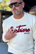 SUPERCULTURE MAGLIA GIROCOLLO - BIANCO