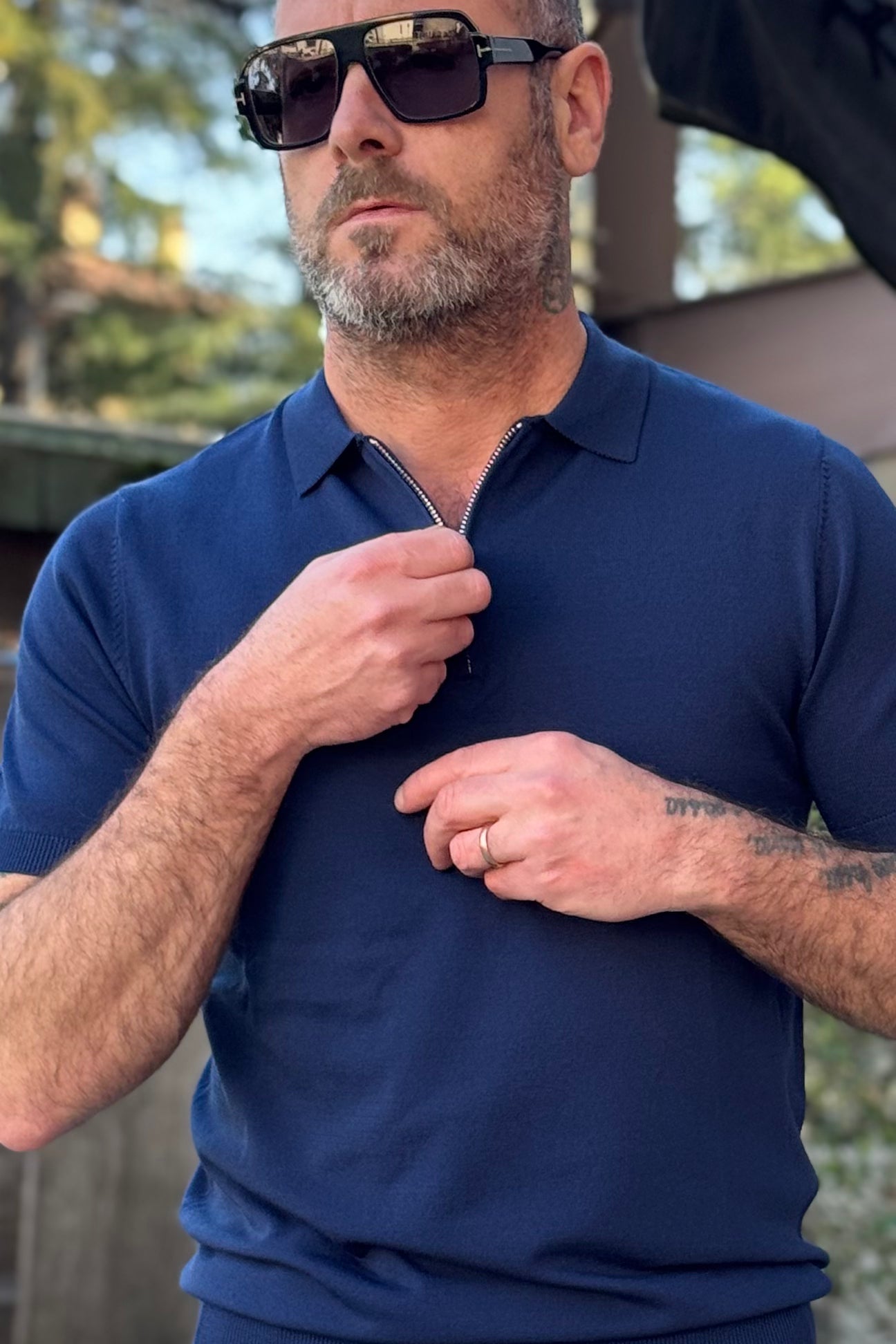 TELAMIRA POLO CHIUSURA A ZIP DISPONIBILE IN 3 COLORI